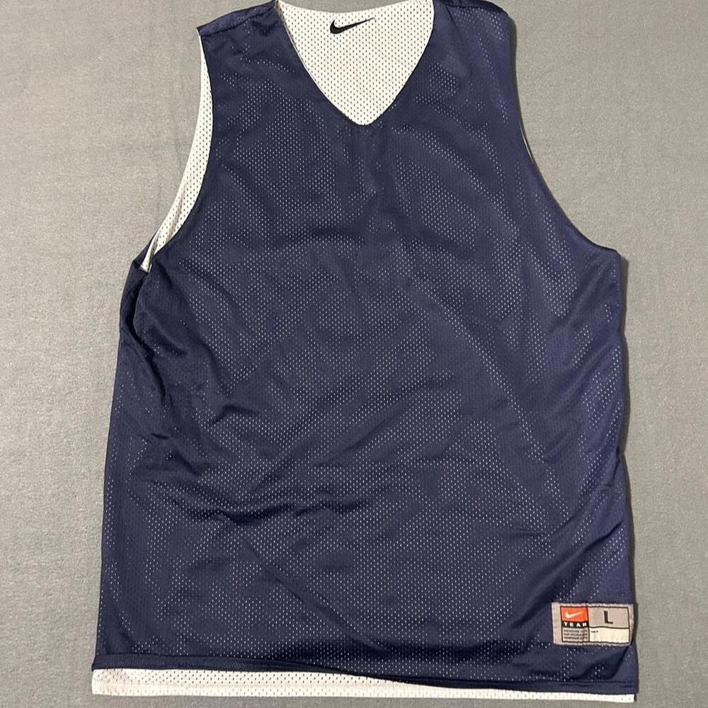Nike Men's Navy and Blue Jersey
